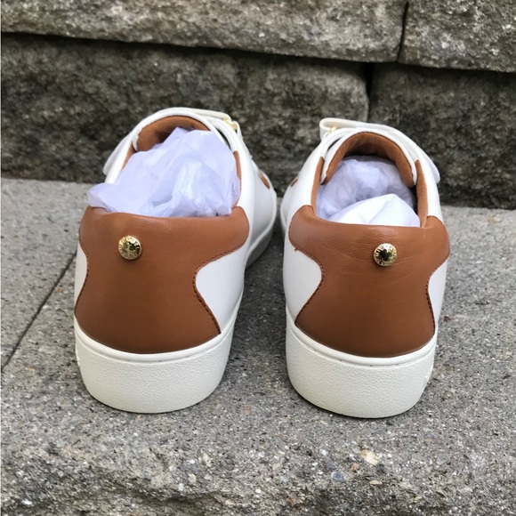 New in Box Michael Kors Women’s White Craig Leather Sneakers size 8.5 - Picture 10 of 10